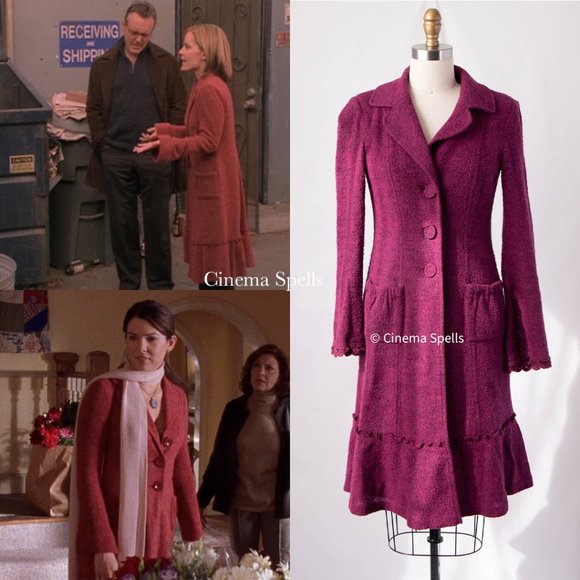 Jackets & Blazers - ☀️ On Gilmore Girls & Anya Buffy Vampire Slayer Magenta Coat ALTERNATIVE